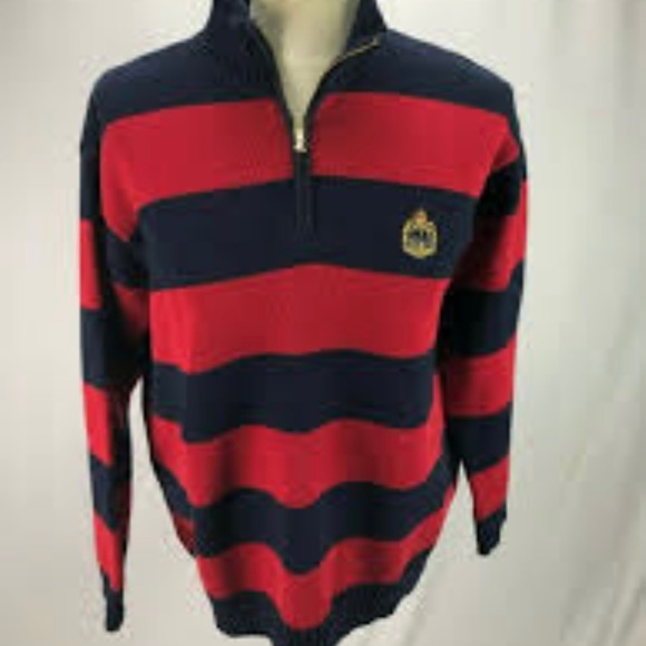 Vintage Other - Vintage Lauren Ralph Lauren Logo Quarter Zip Sweater